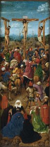 Panel izquierdo del díptico de Jan van Eyck